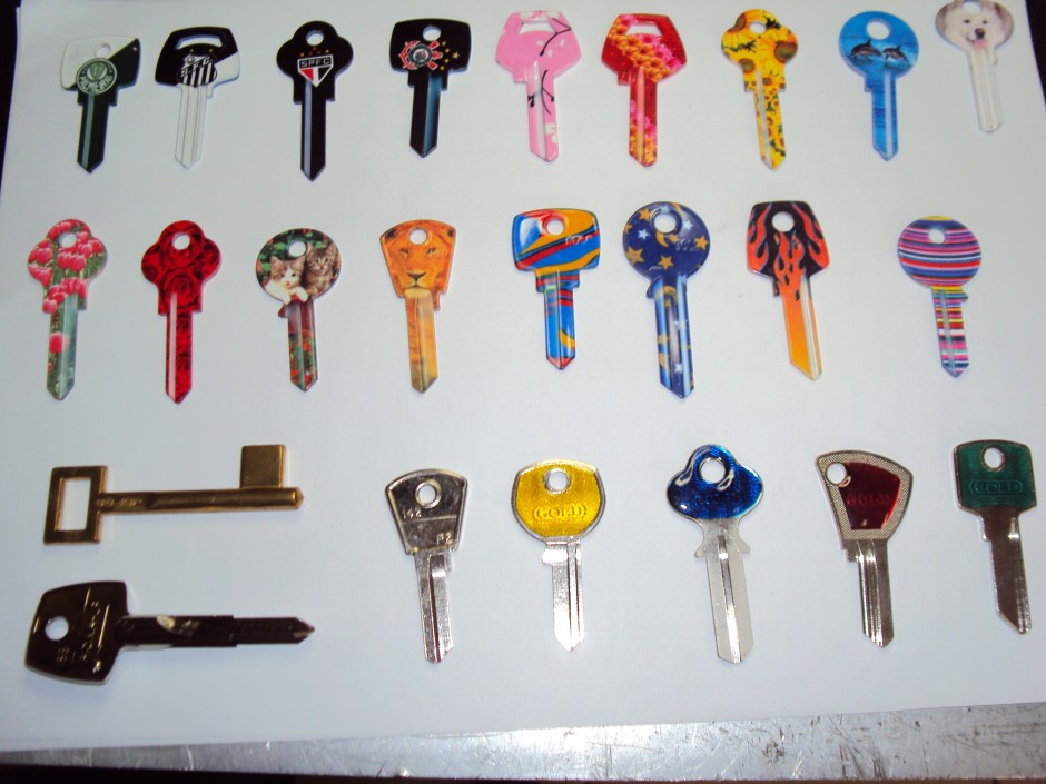 cópias de todos os tipos de chaves